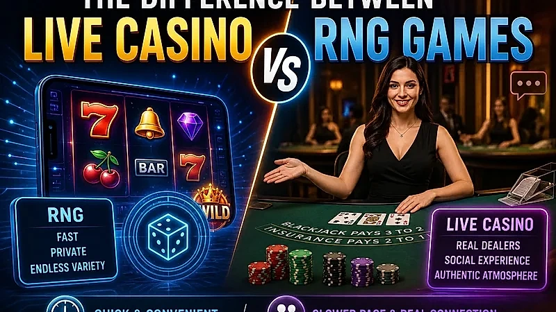 Live Dealer vs RNG Casino Games Comparison Fairness and Pacing