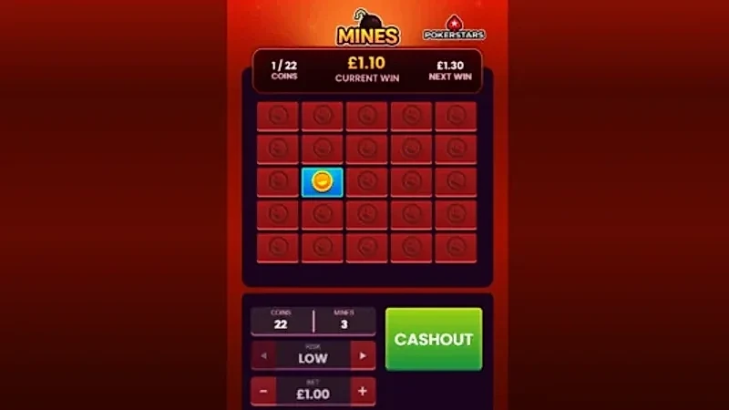 Mines Arcade Game 5x5 Grid Optimization Multipliers and Risk Control